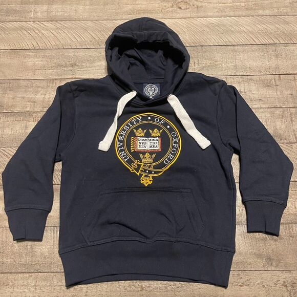 University of Oxford College Hoodie Uniform Sweatshirt Kids 5/6 Yrs Embroidered - Picture 1 of 3